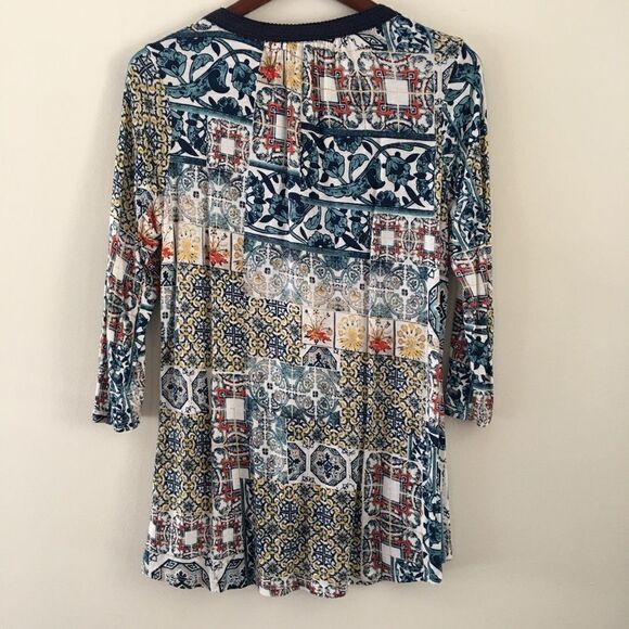 rxb boho mosaic pattern tunic | size medium - Picture 8 of 10